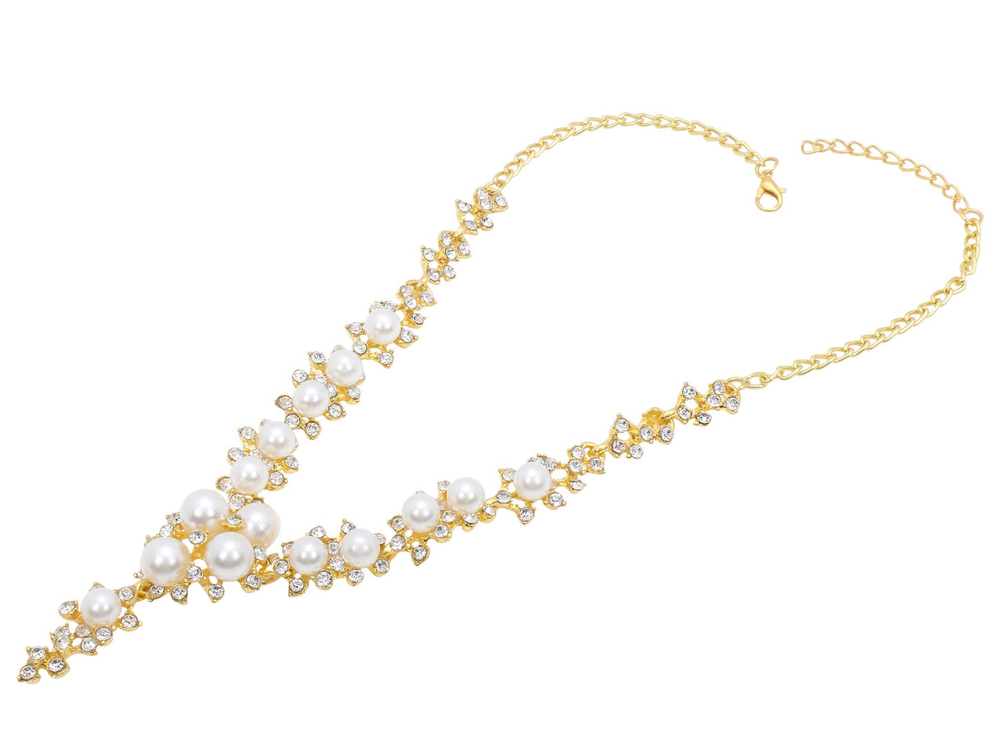 Yellow Chimes Gold Plated Necklace - Wedding Accessory