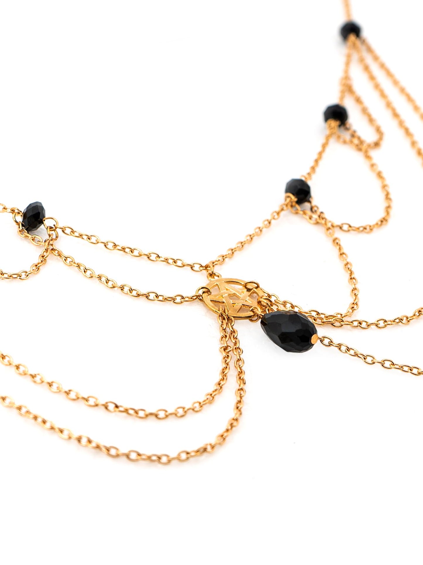 Yellow Chimes head chain - Unique gift for occasions