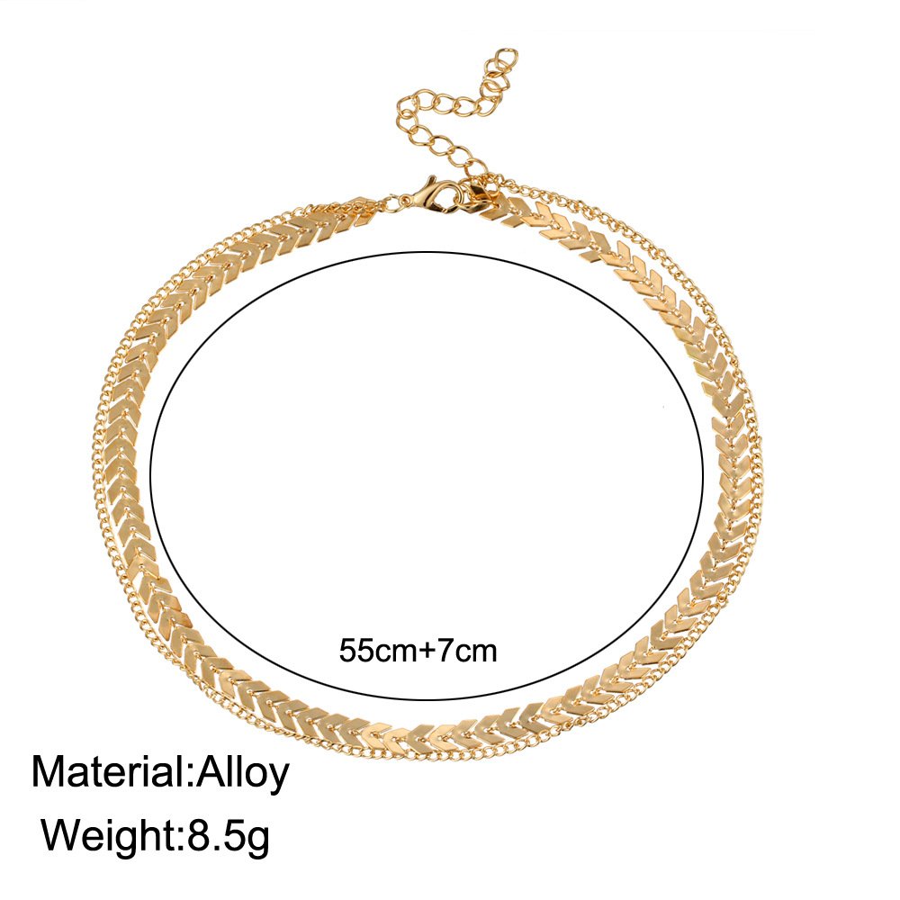 Kairangi stylish dual chain necklace - Trendy for casual wear