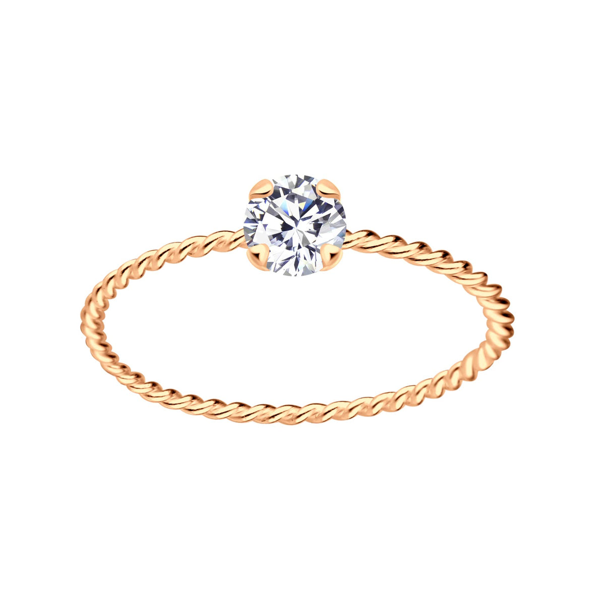 Yellow Chimes Ring - Stunning Rose Gold Design