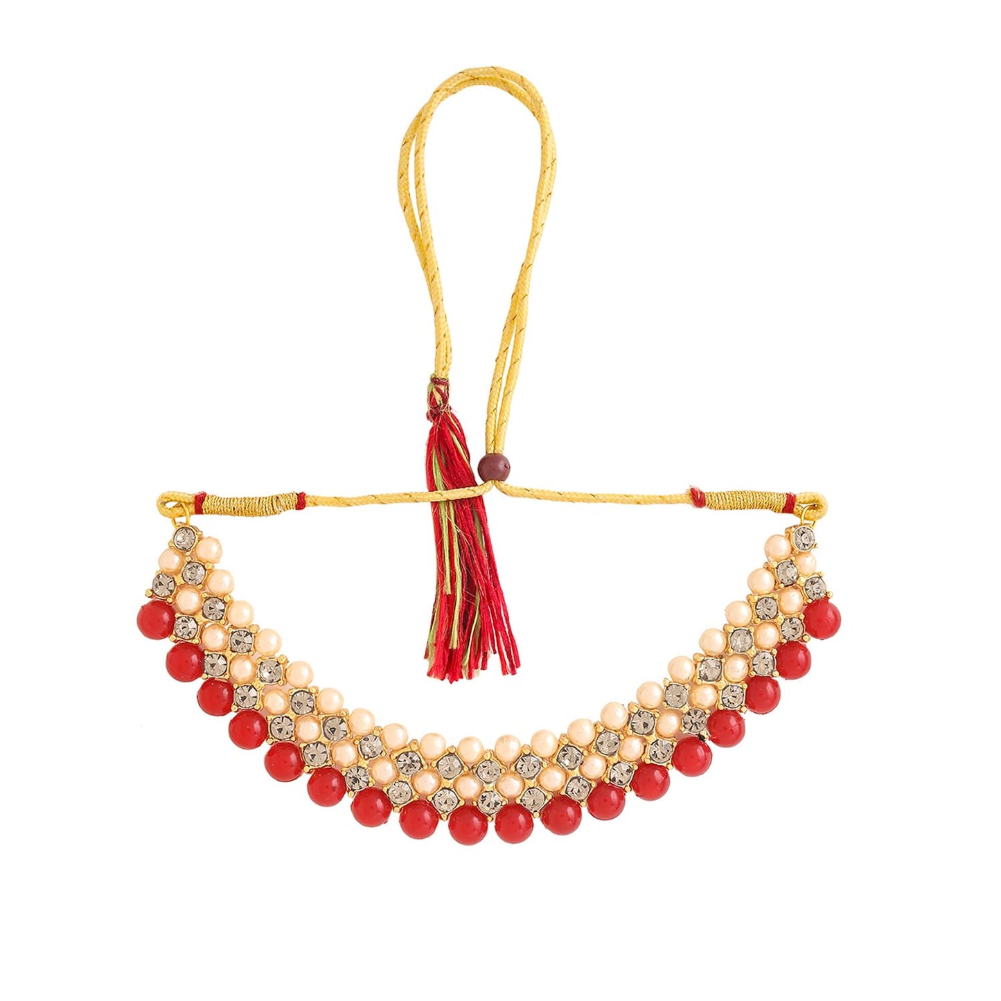 Yellow Chimes Traditional Jewelry Set - Ethnic Party Look