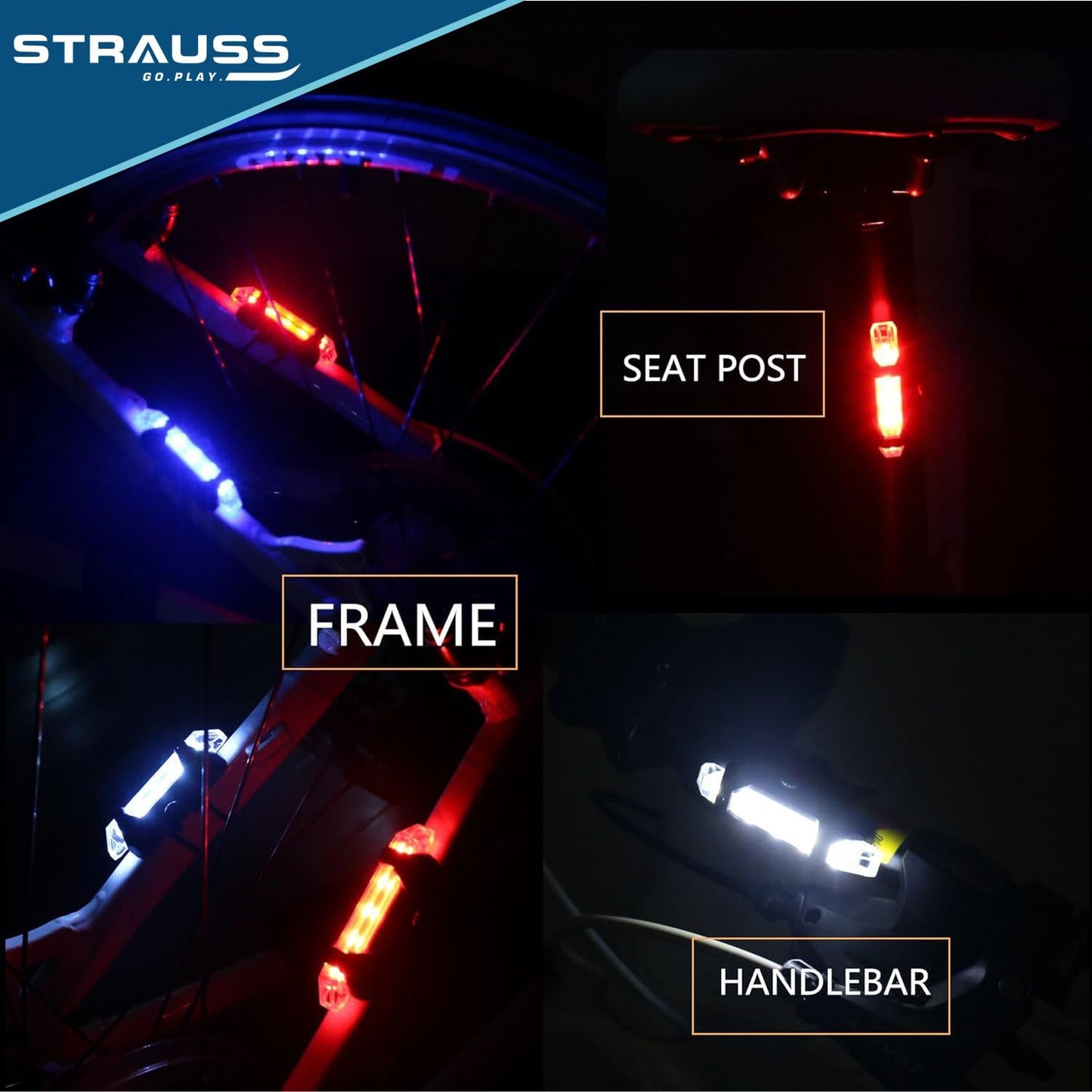 Strauss 5 LED Bicycle Headlight - Early Morning Commute