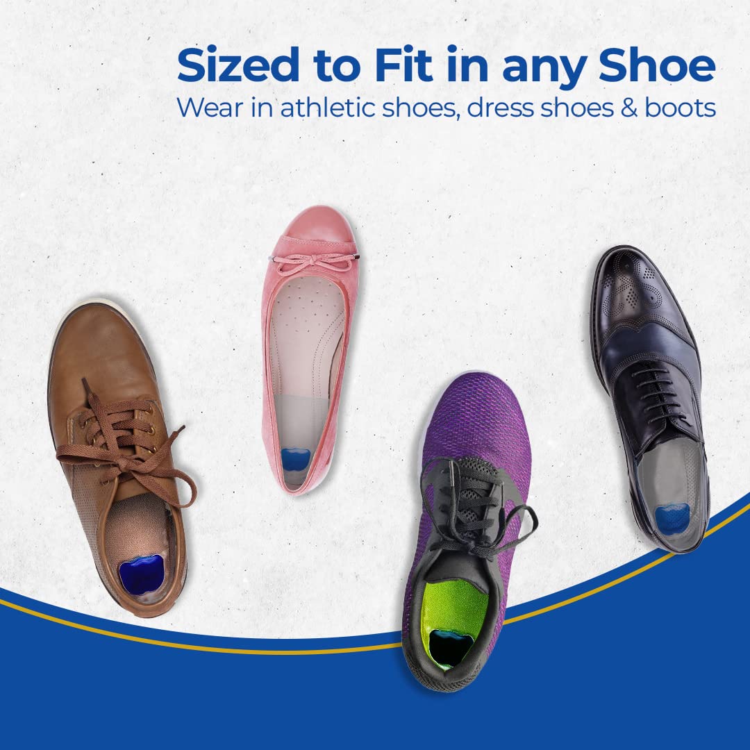 Dr Foot silicone gel heel cups - versatile for men and women