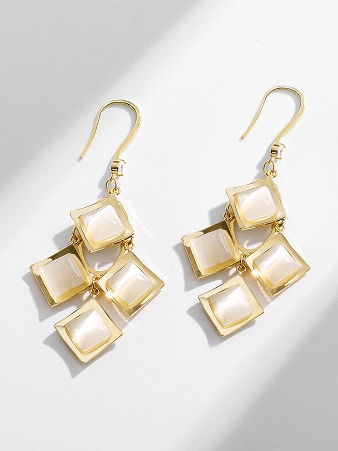 Yellow Chimes lightweight drop earrings - versatile fashion