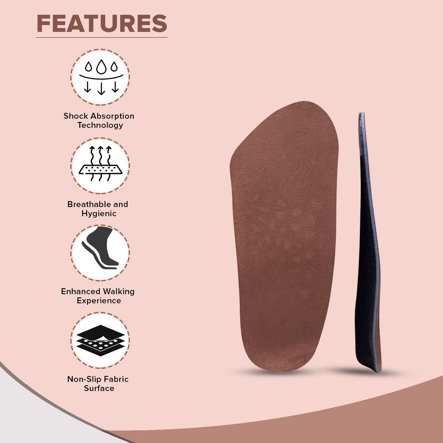 Dr Foot TRI Comfort Insoles - Comfort for everyday use