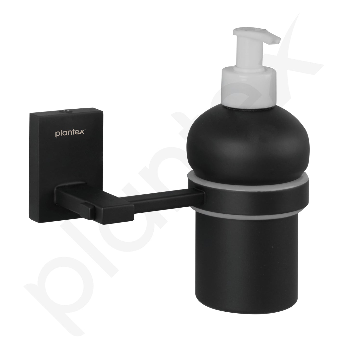 Plantex 304 Grade Stainless Steel Wash Basin Hand Wash Holder and Dispenser for Liquid Soap for Bathroom Accessories - Senso (Black)