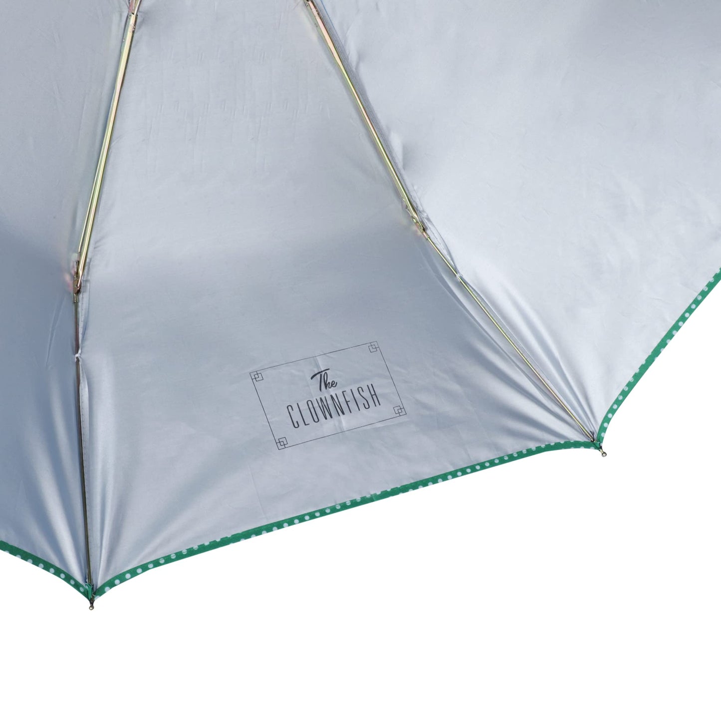 Single: Monochrome 3-Fold Umbrella - Waterproof, Auto Open, Double Coated | Skyblue | For Men & Women