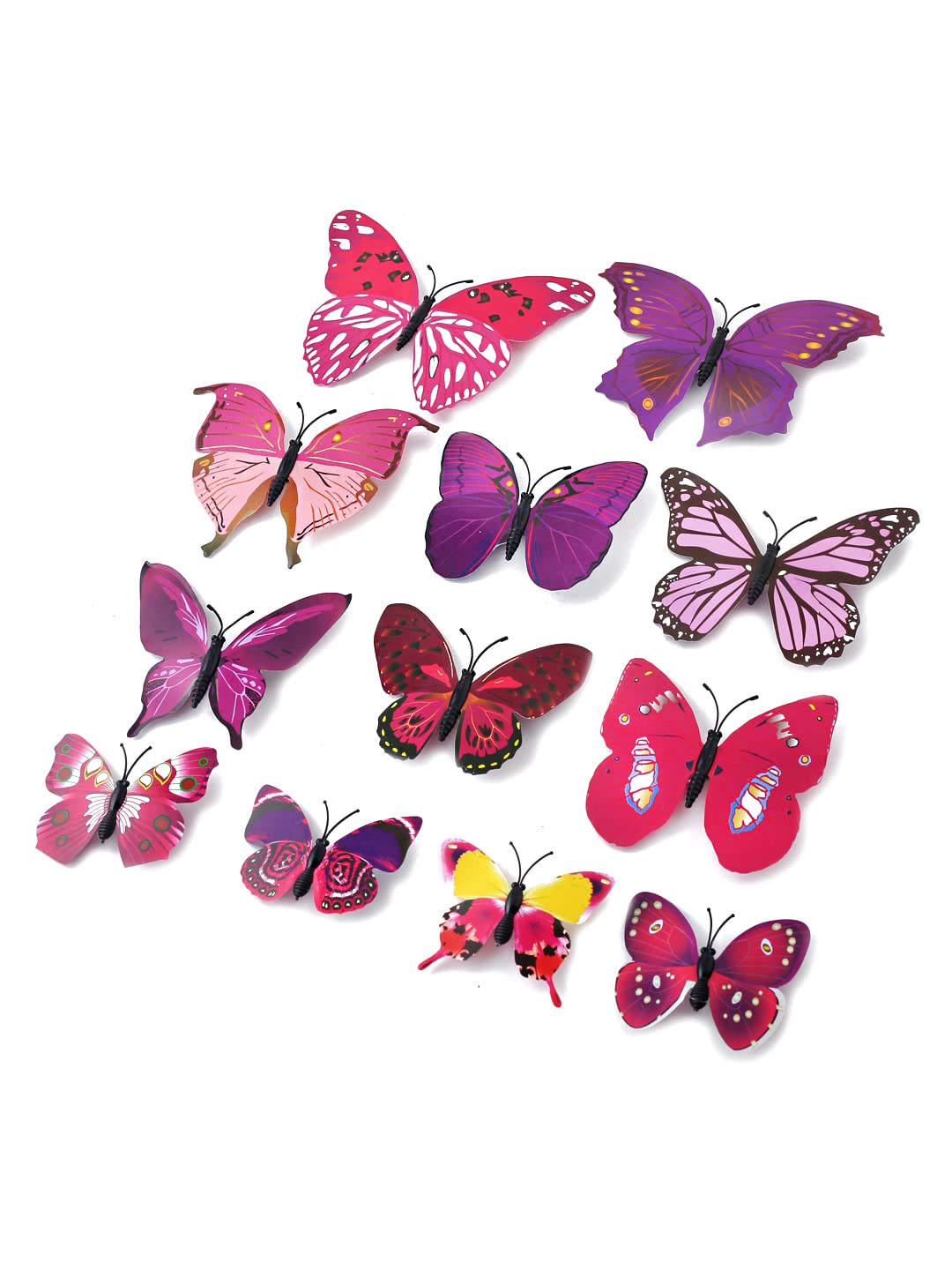 Yellow Chimes colorful hair clips - perfect for school events