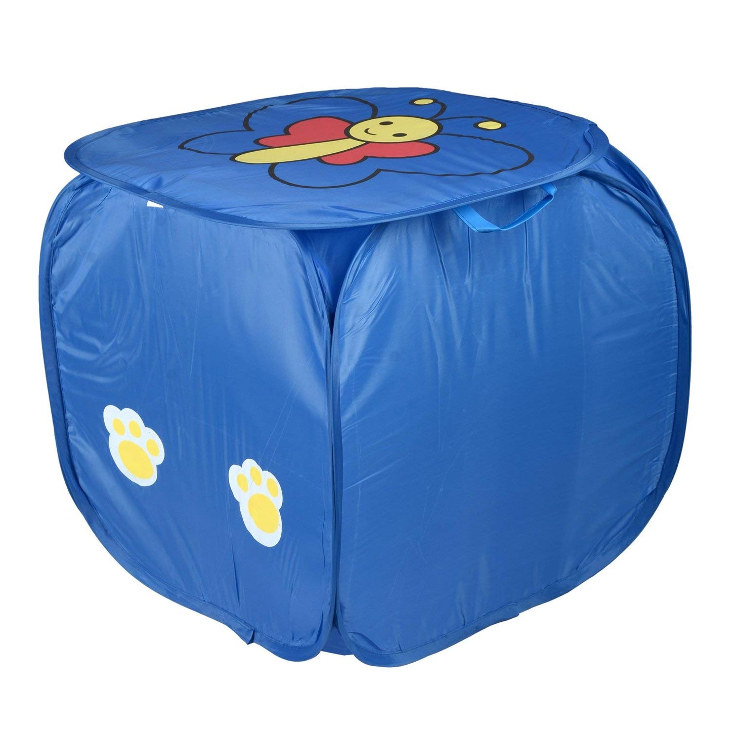 Square Laundry Bag/Basket - Portable, Washable, Modern Design | Handle Included | Standard Size | Multicolour