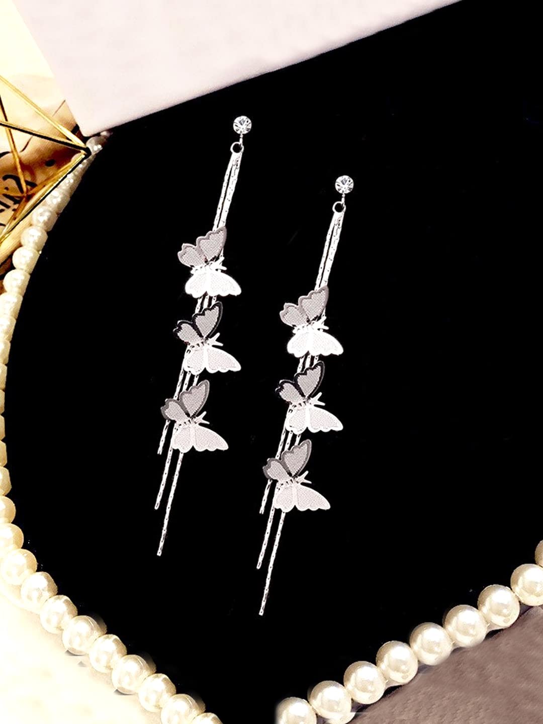 unwind Long Chain Earrings - Fashionable Statement Pieces