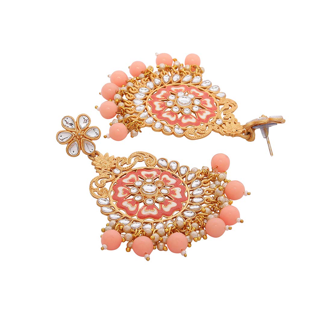 Yellow Chimes Pearl Dangler Earrings - Everyday Elegance
