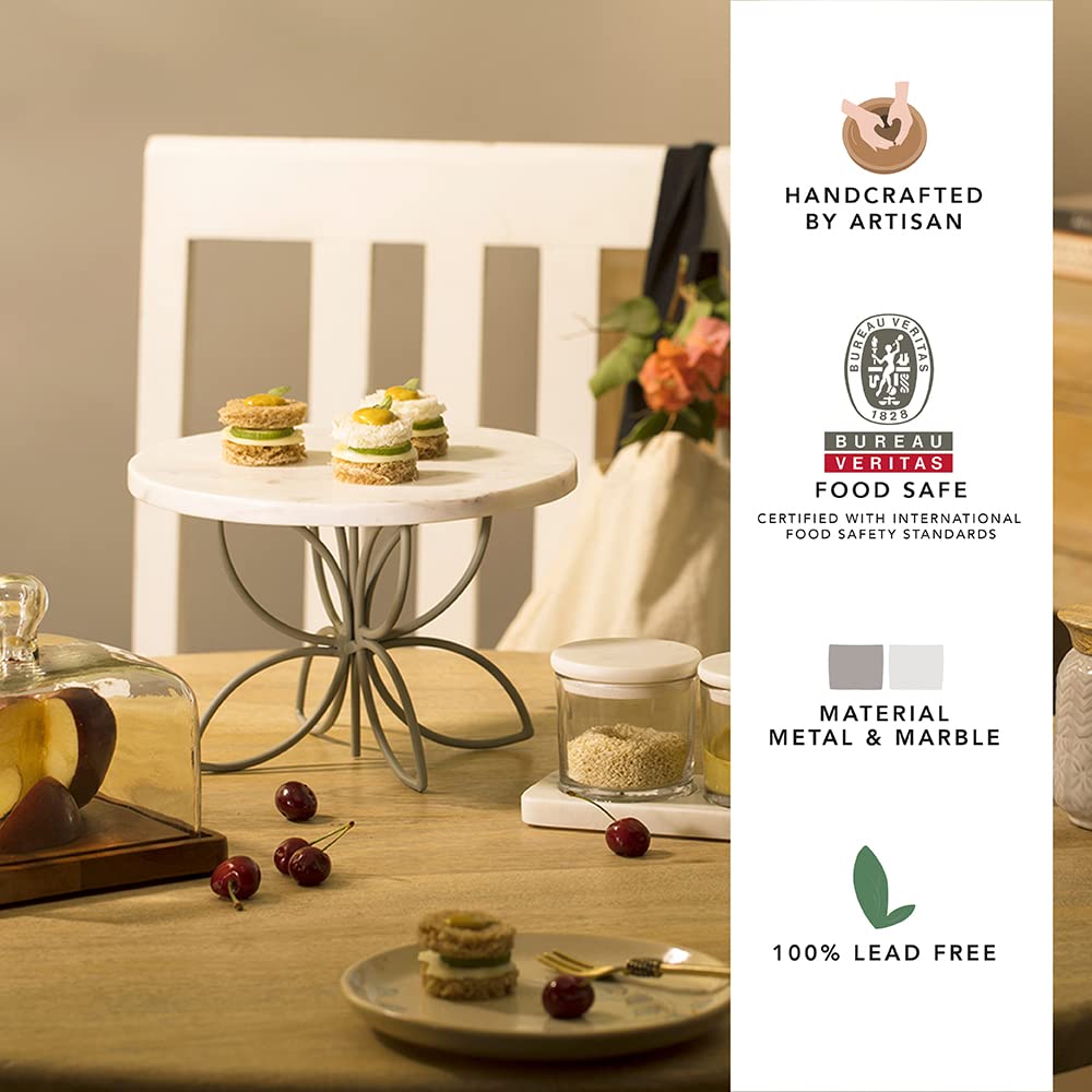 Ellementry Kawaii Marble Cake Stand - Birthday Cake Display