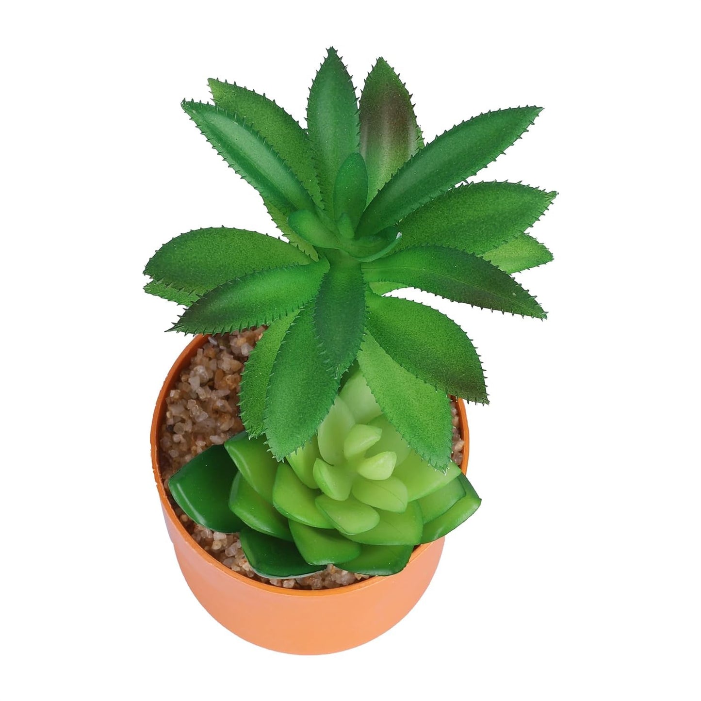 Pack of 4: Artificial Indoor Plants with Natural Look | Includes Pots | Decorative | Green Color