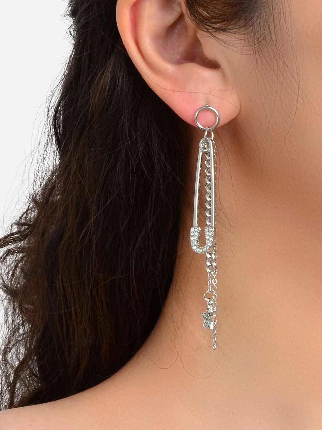 Yellow Chimes star themed earrings - playful everyday wear