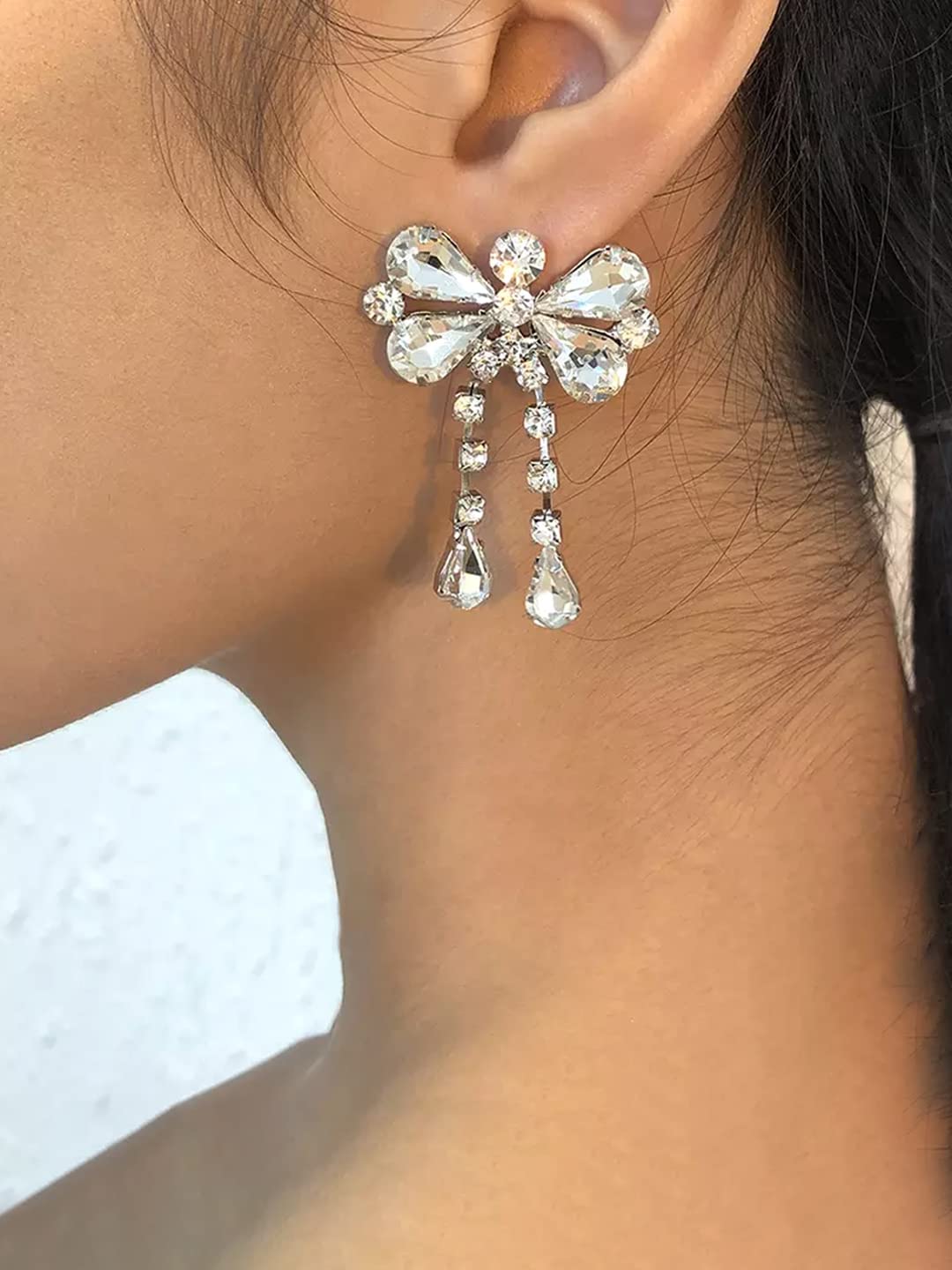 Yellow Chimes crystal studded earrings - perfect gift idea