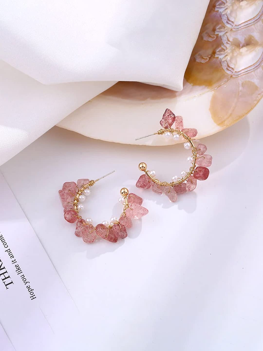 Yellow Chimes clip-on earrings - Easy wear for non-pierced ears