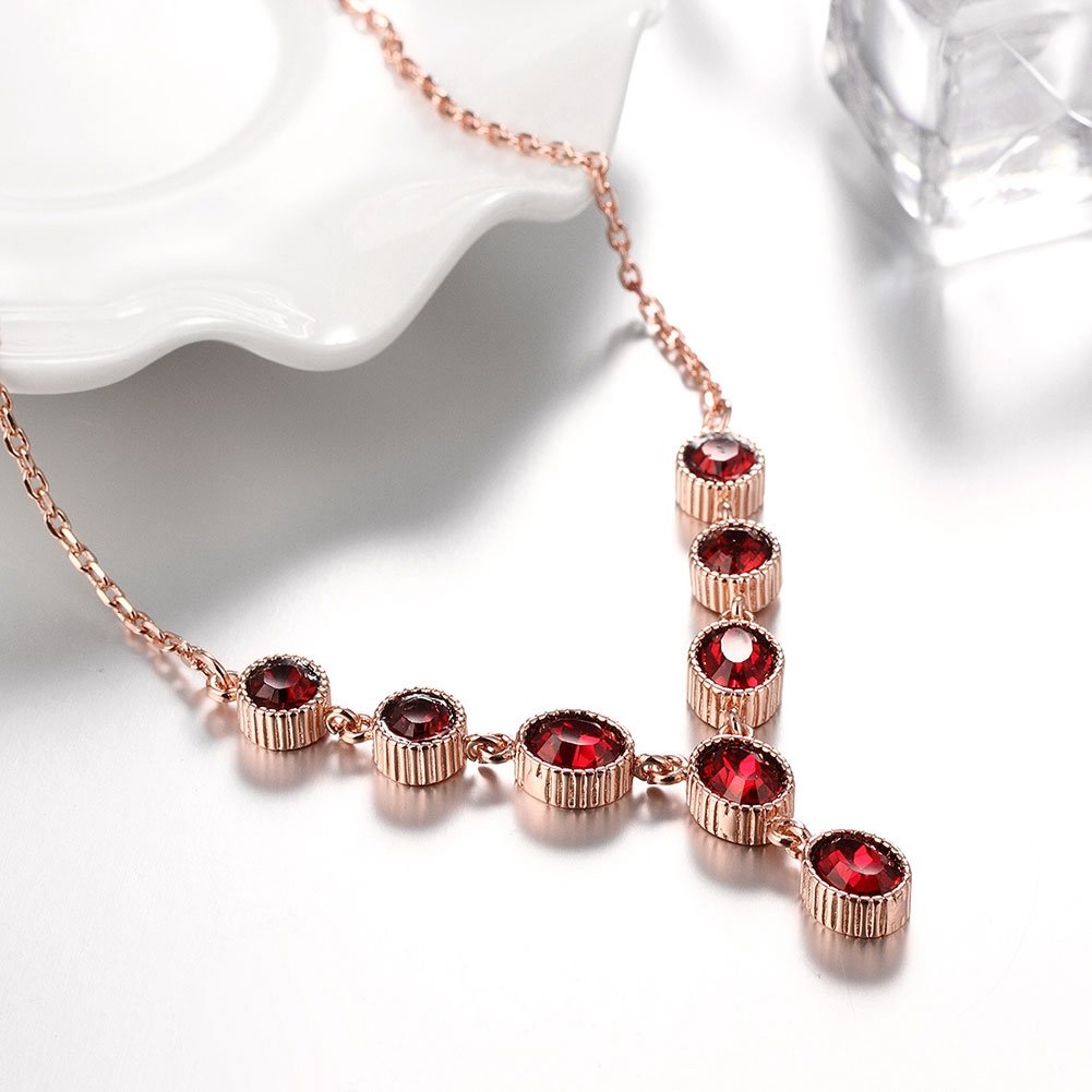 Yellow Chimes Rose Gold Necklace - Fashion jewelry for women