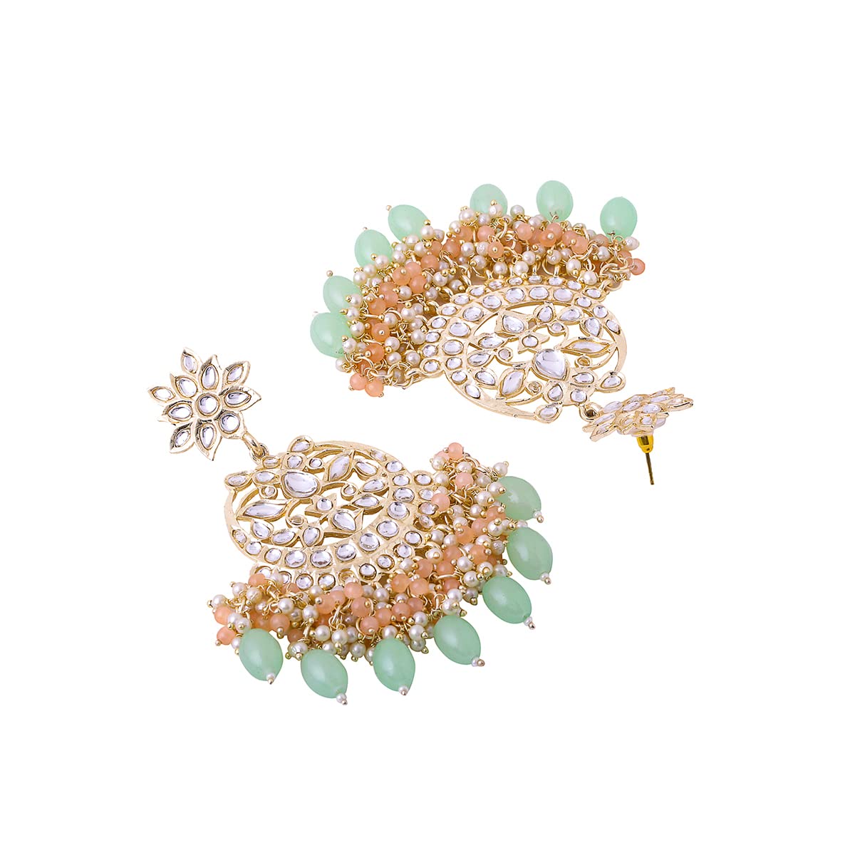 Yellow Chimes Traditional Earrings - Lightweight Chic