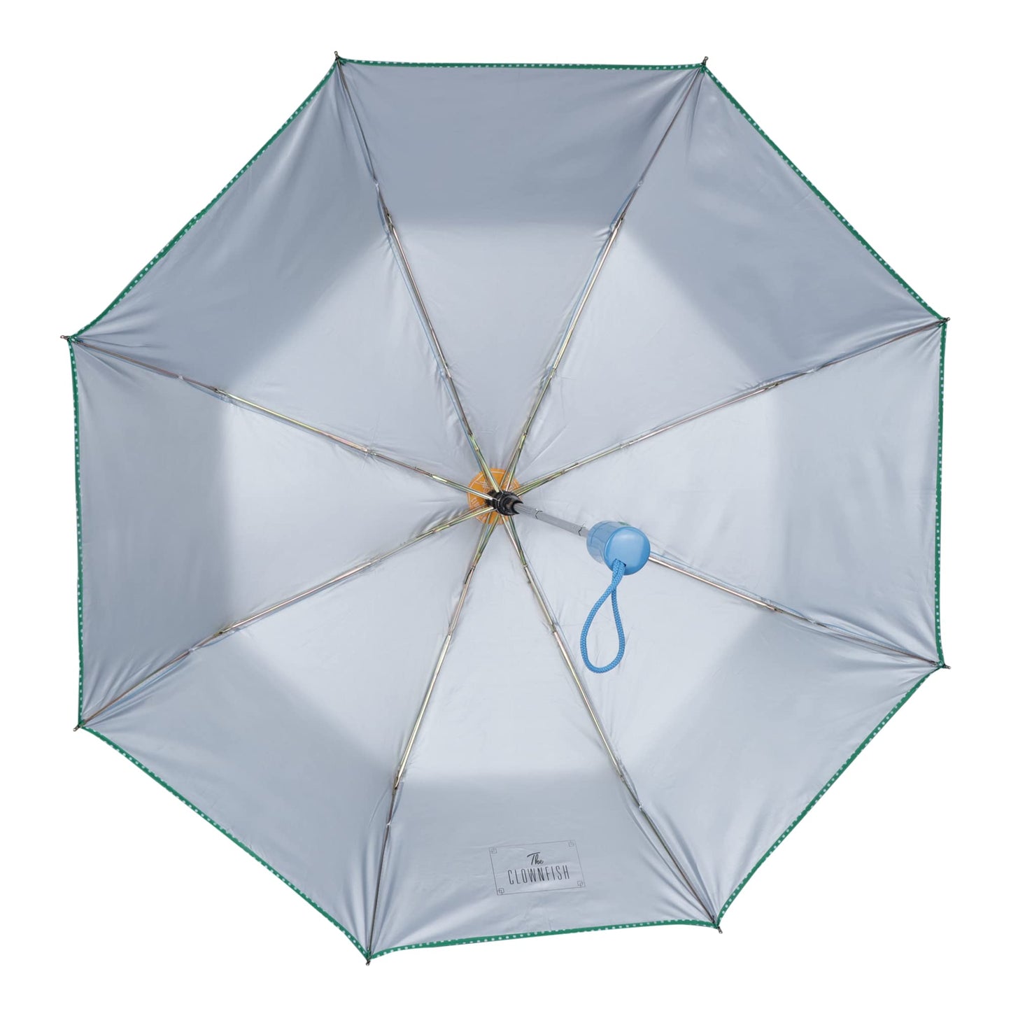 Single: Monochrome 3-Fold Umbrella - Waterproof, Auto Open, Double Coated | Skyblue | For Men & Women