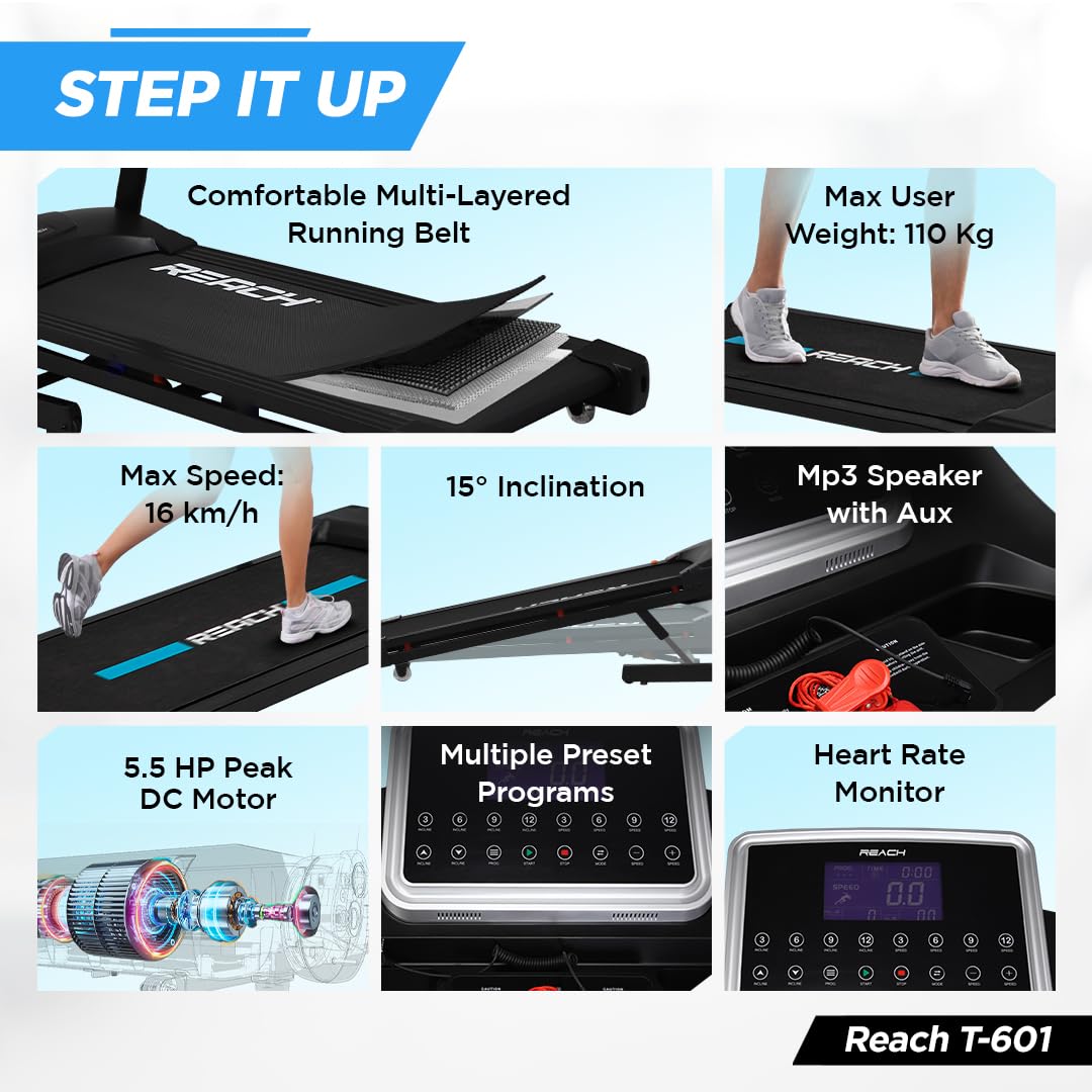 Reach T-601 - jogging and running treadmill