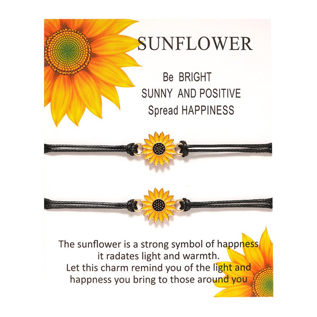 Yellow Chimes black floral bracelet - Stylish party accessory