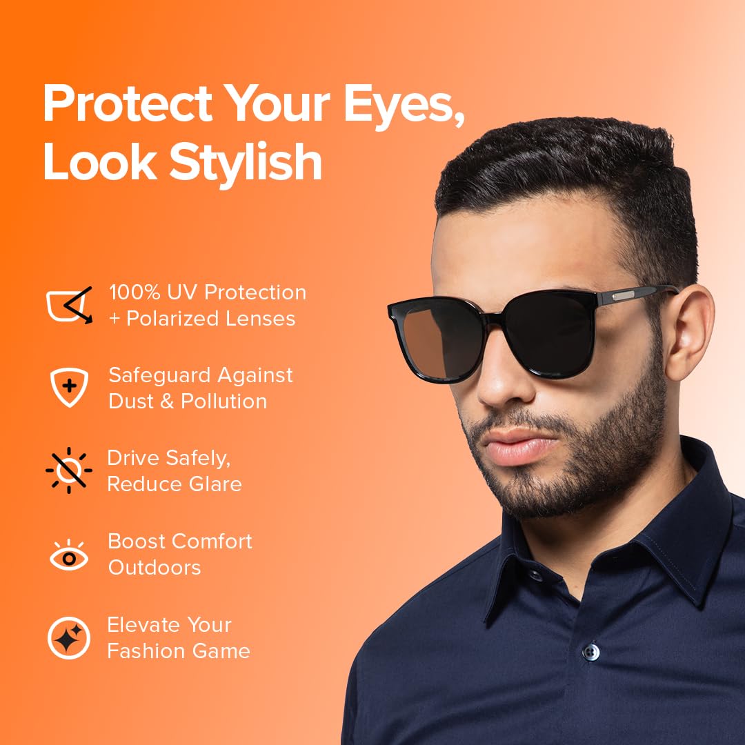 Intellilens lightweight sunglasses - great for daily commutes and walks