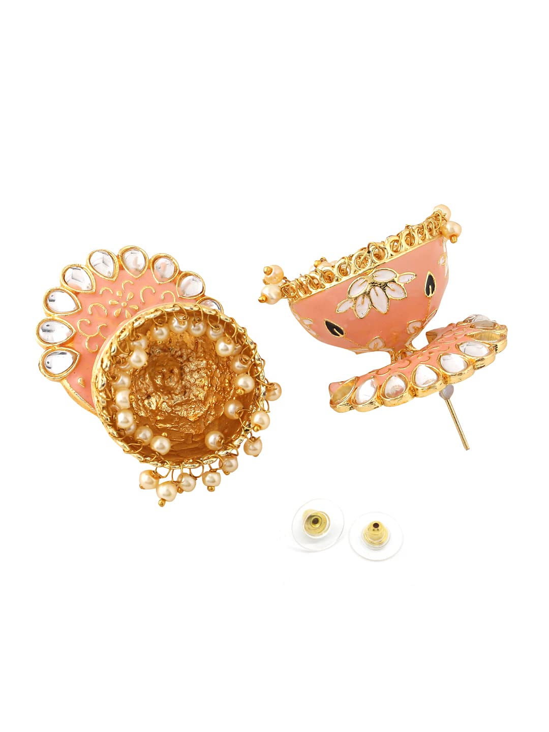 Yellow Chimes Copper Earrings - Stylish for casual outings