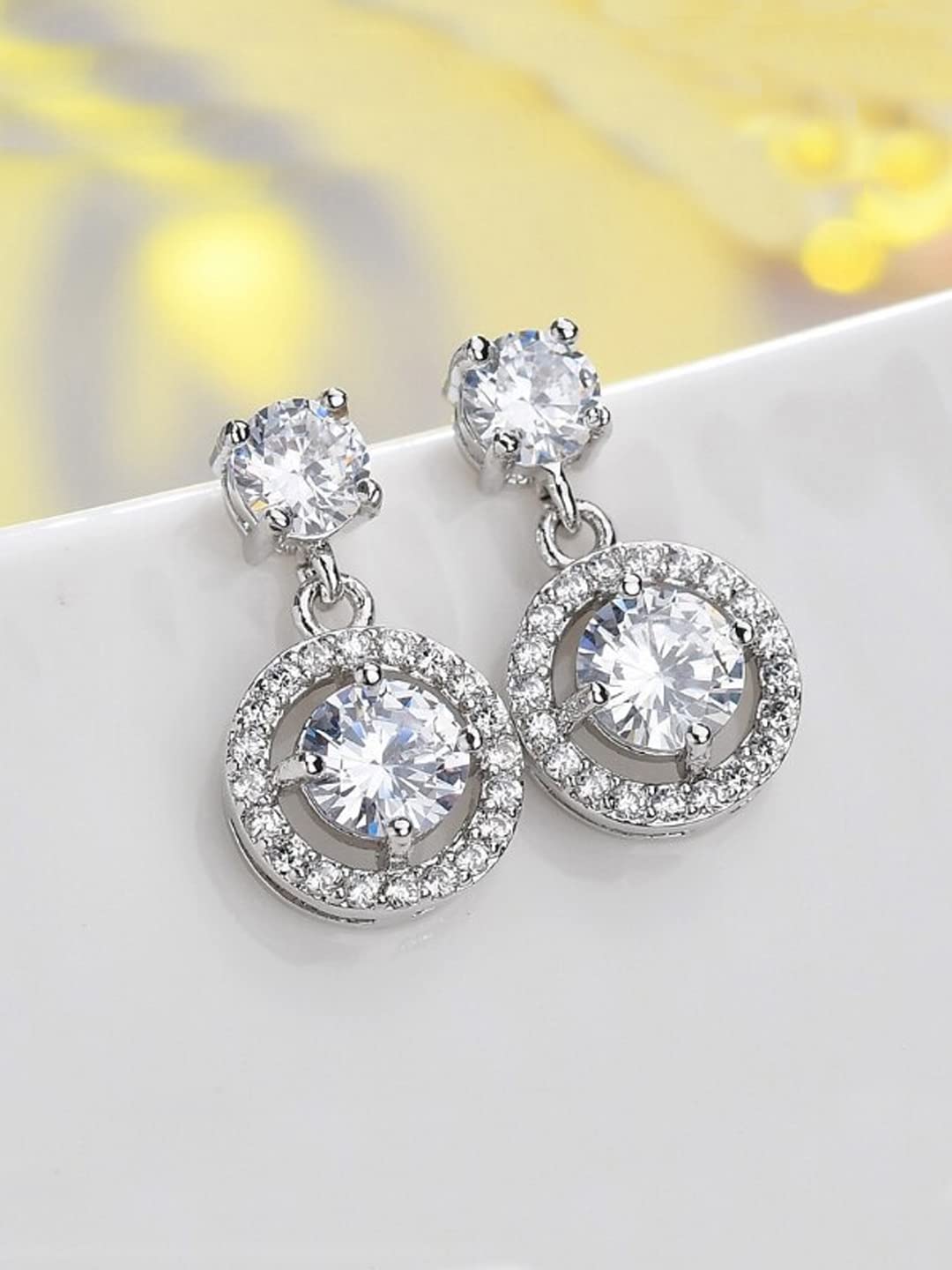Yellow Chimes Glamour Earrings - Birthday Gift