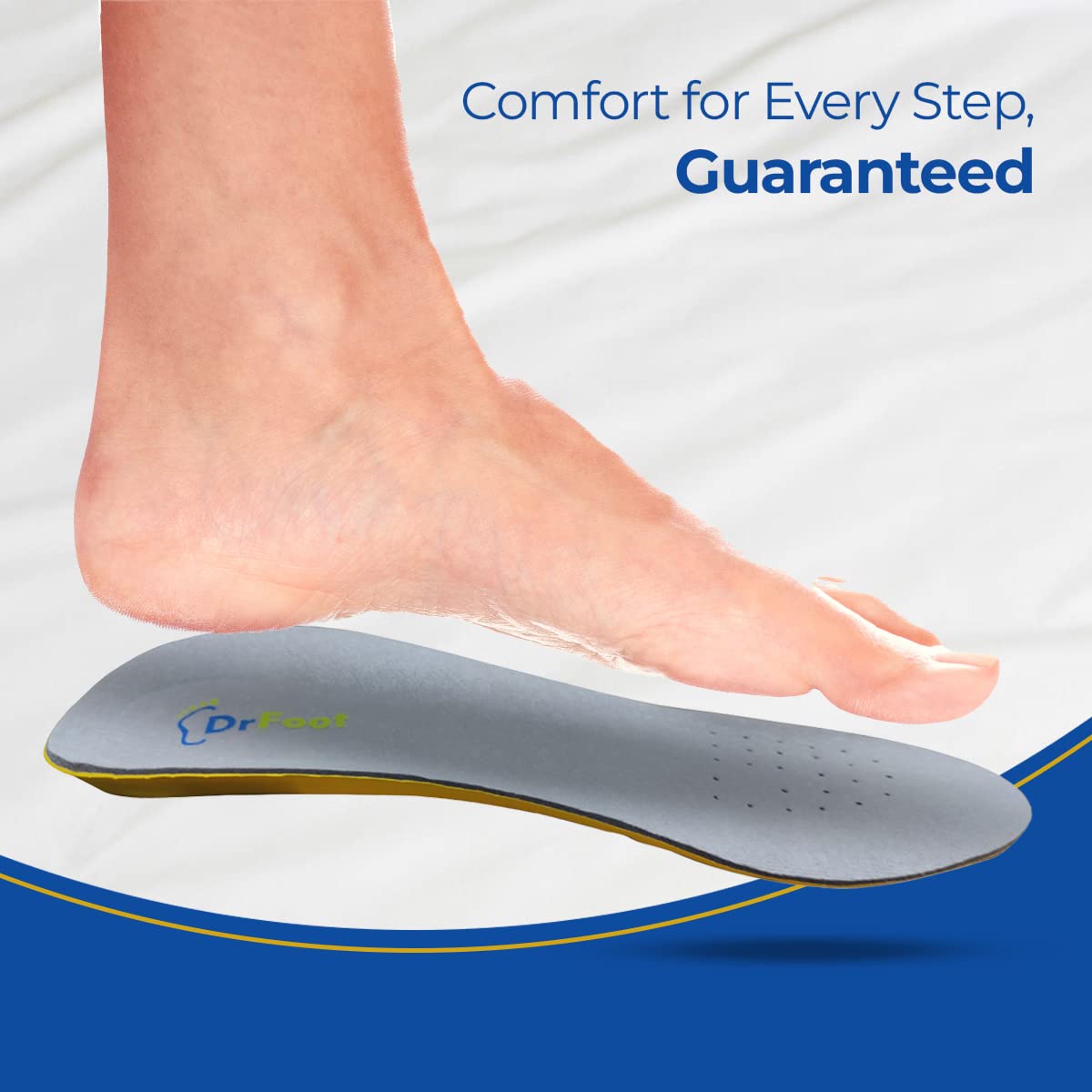 Dr Foot Arch Support Insole - Ideal for running shoes