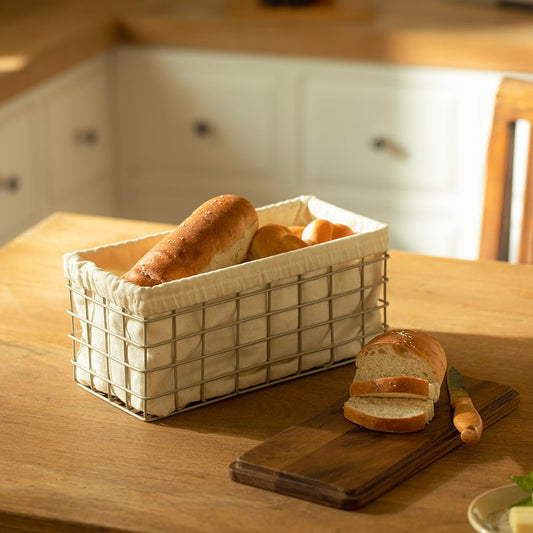 Glass Bread Box - Food Grade, BPA Free, Leak Proof | Microwave & Dishwasher Safe | 750ml | Dove Grey