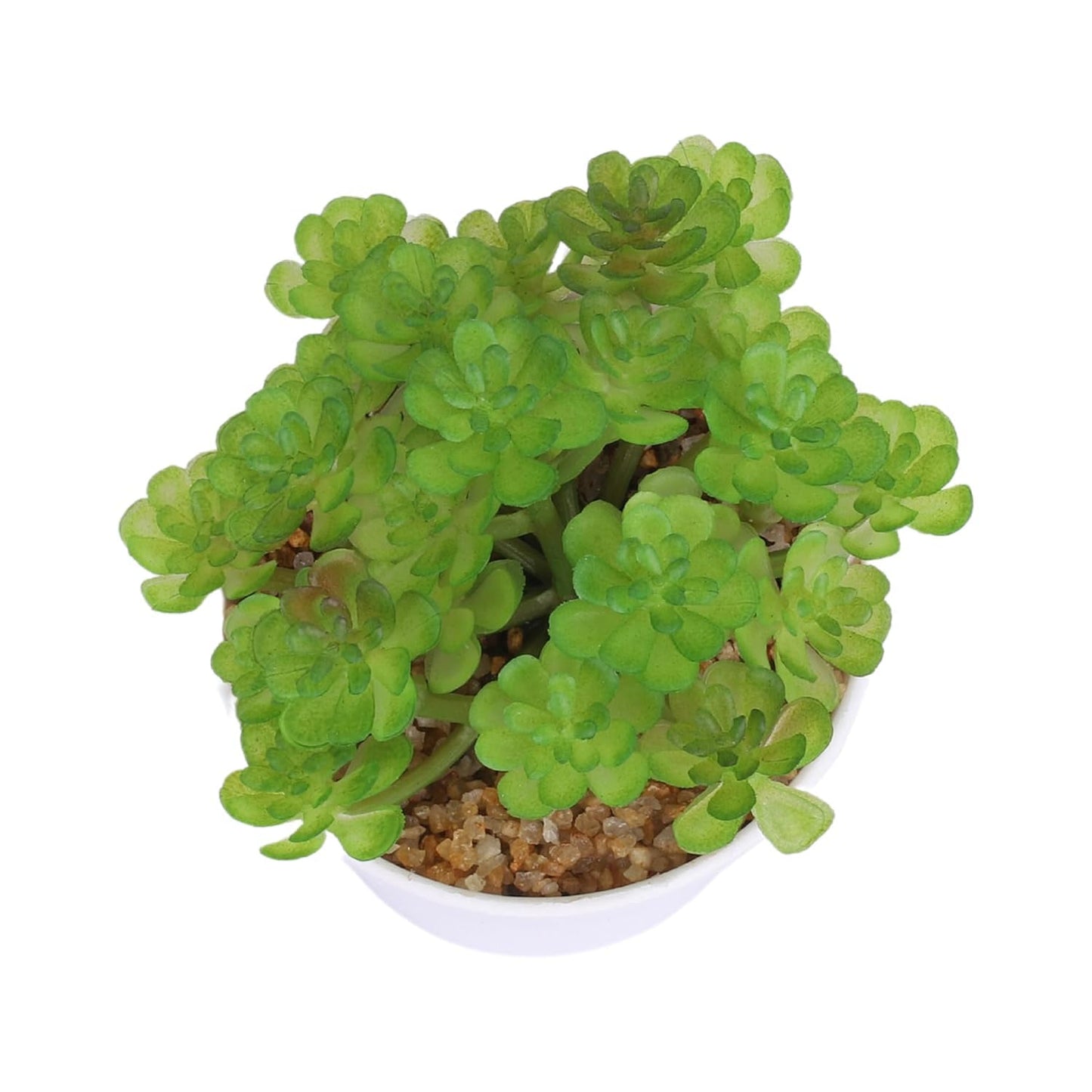 Pack of 4: Artificial Indoor Plants - Natural Look, Includes Pots | Green | Ideal for Home Décor