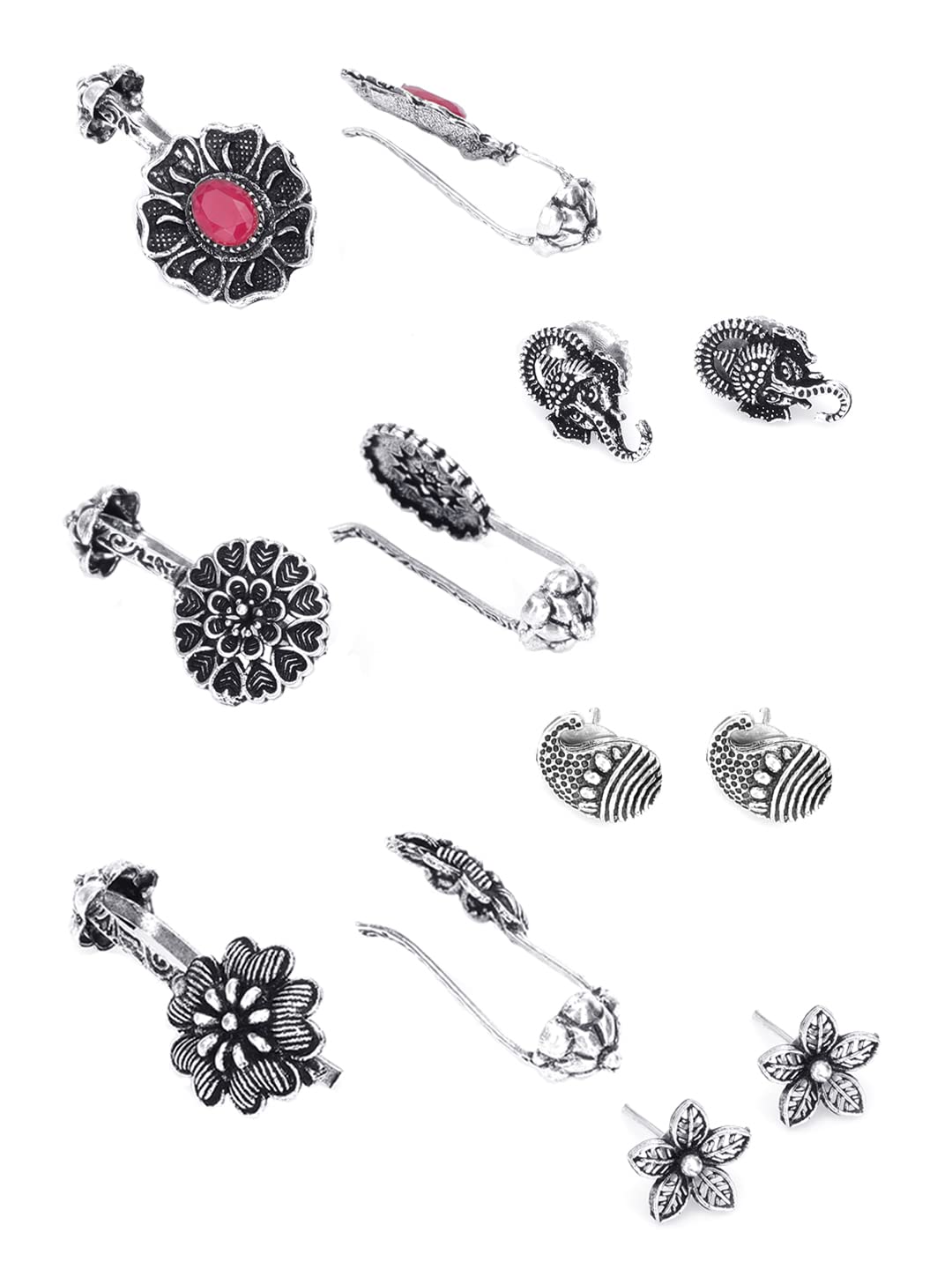 Yellow Chimes traditional ear cuffs - perfect for ethnic wear