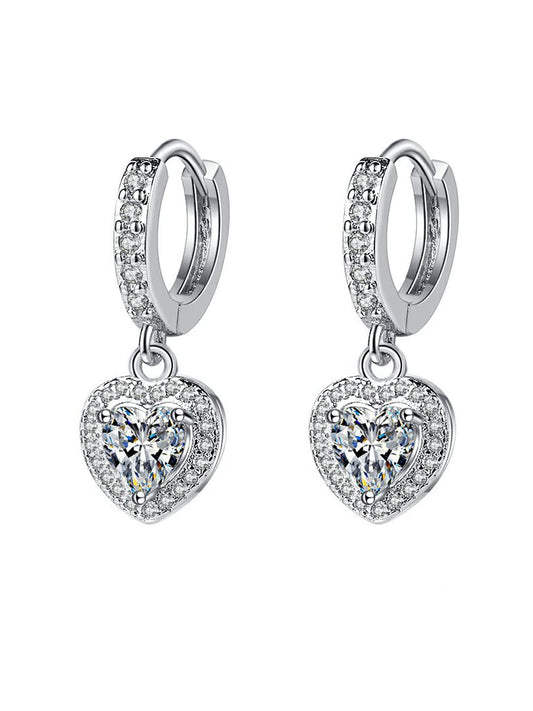 Yellow Chimes polished silver drop earrings - stunning visuals