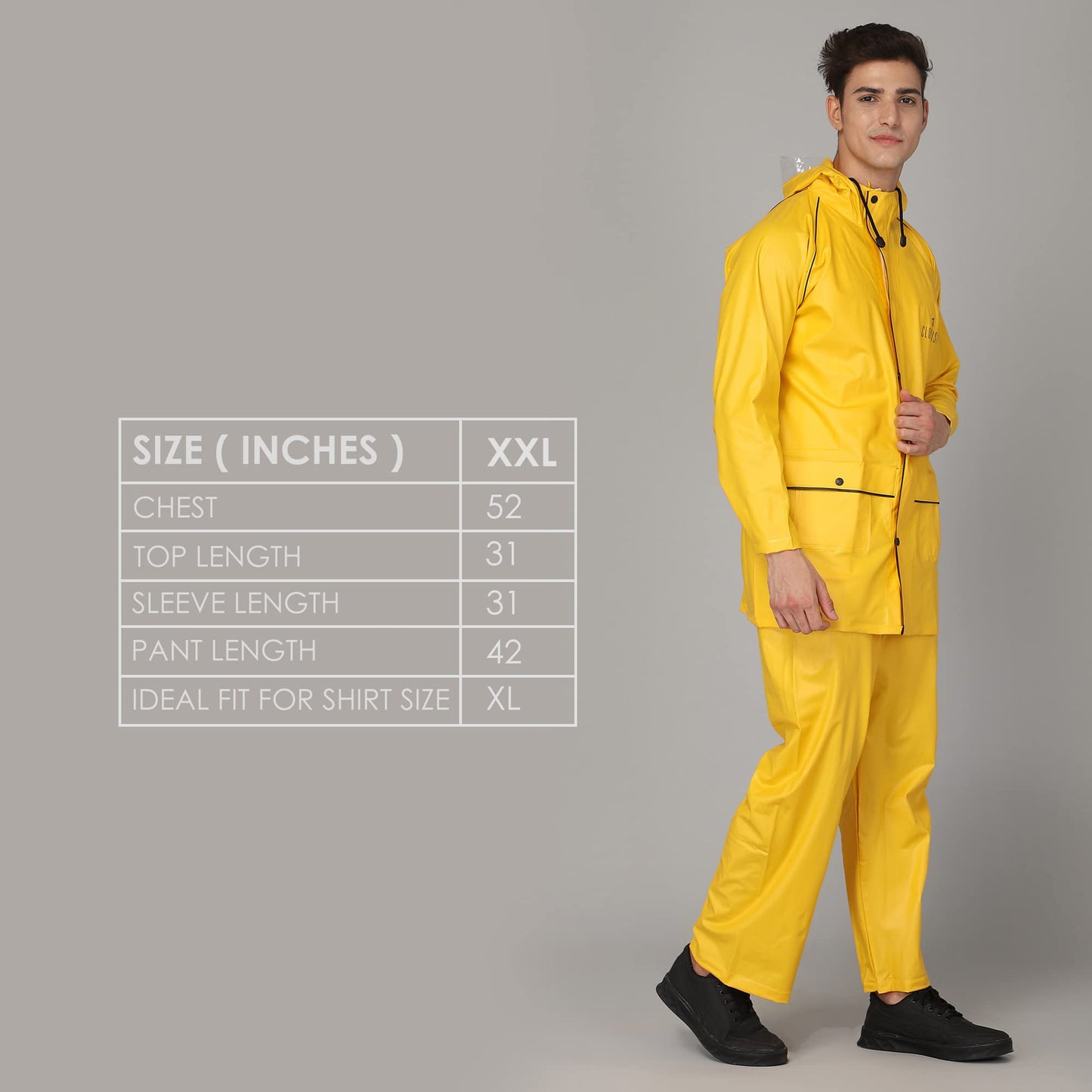 Clownfish reversible raincoat - hiking in wet weather