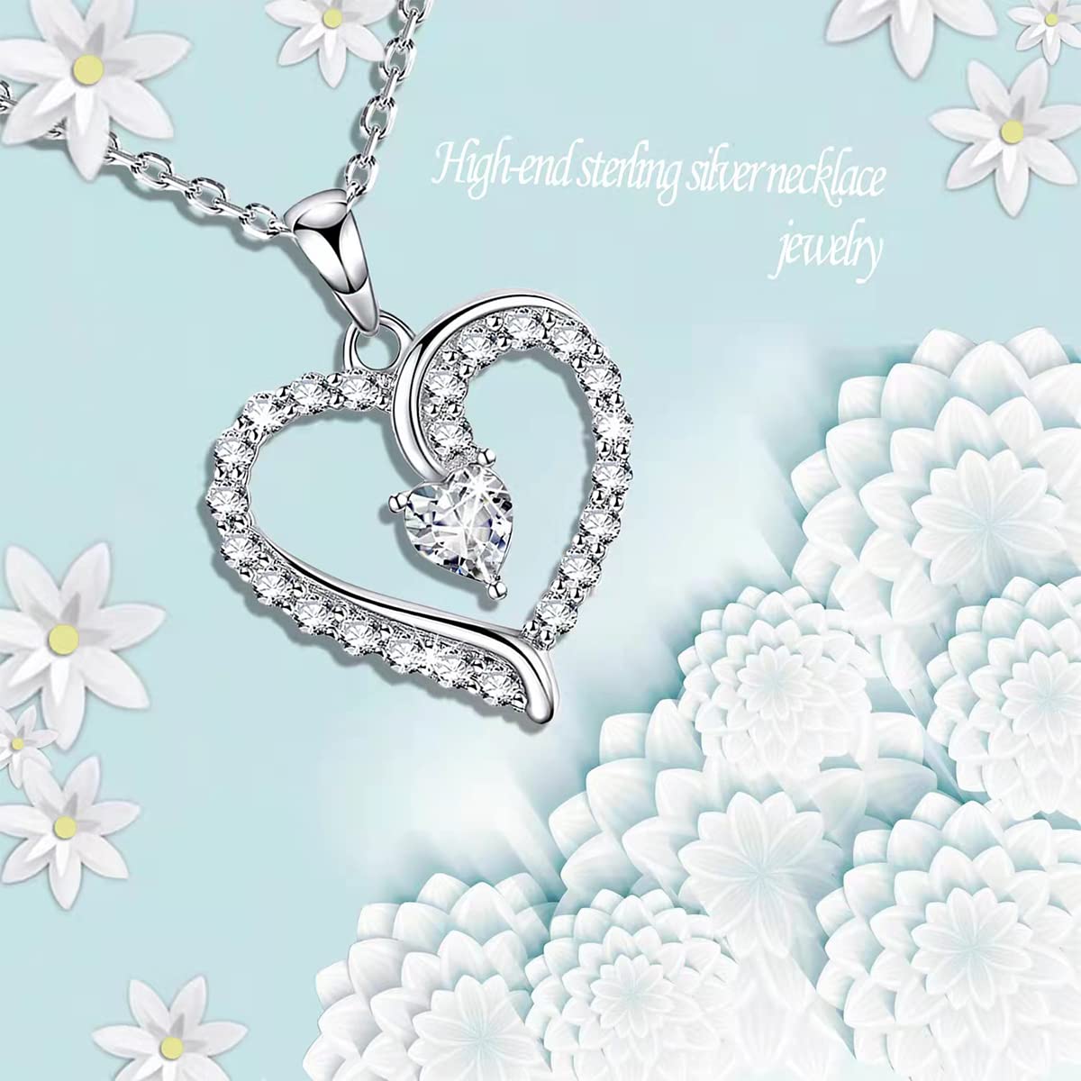 Yellow Chimes Heart Pendant - Beautiful Anniversary Present