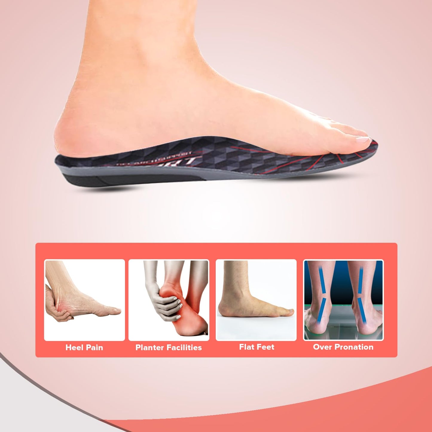Dr Foot memory foam insole - perfect fit for casual shoes