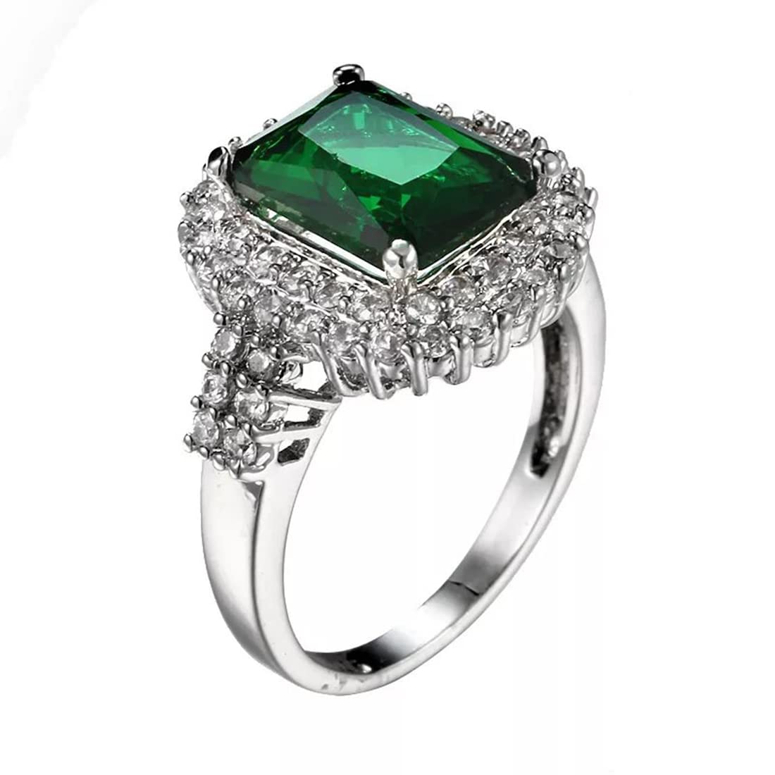 Yellow Chimes Square Shaped Ring - Special Gift for Her
