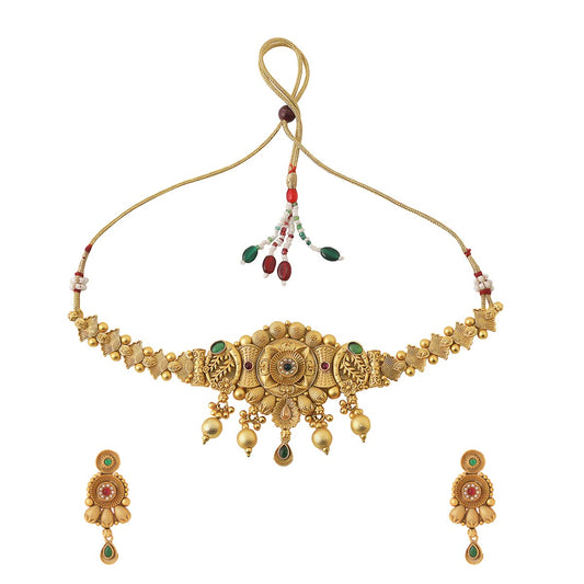 Yellow Chimes Adjustable Choker - Fashion Accessory