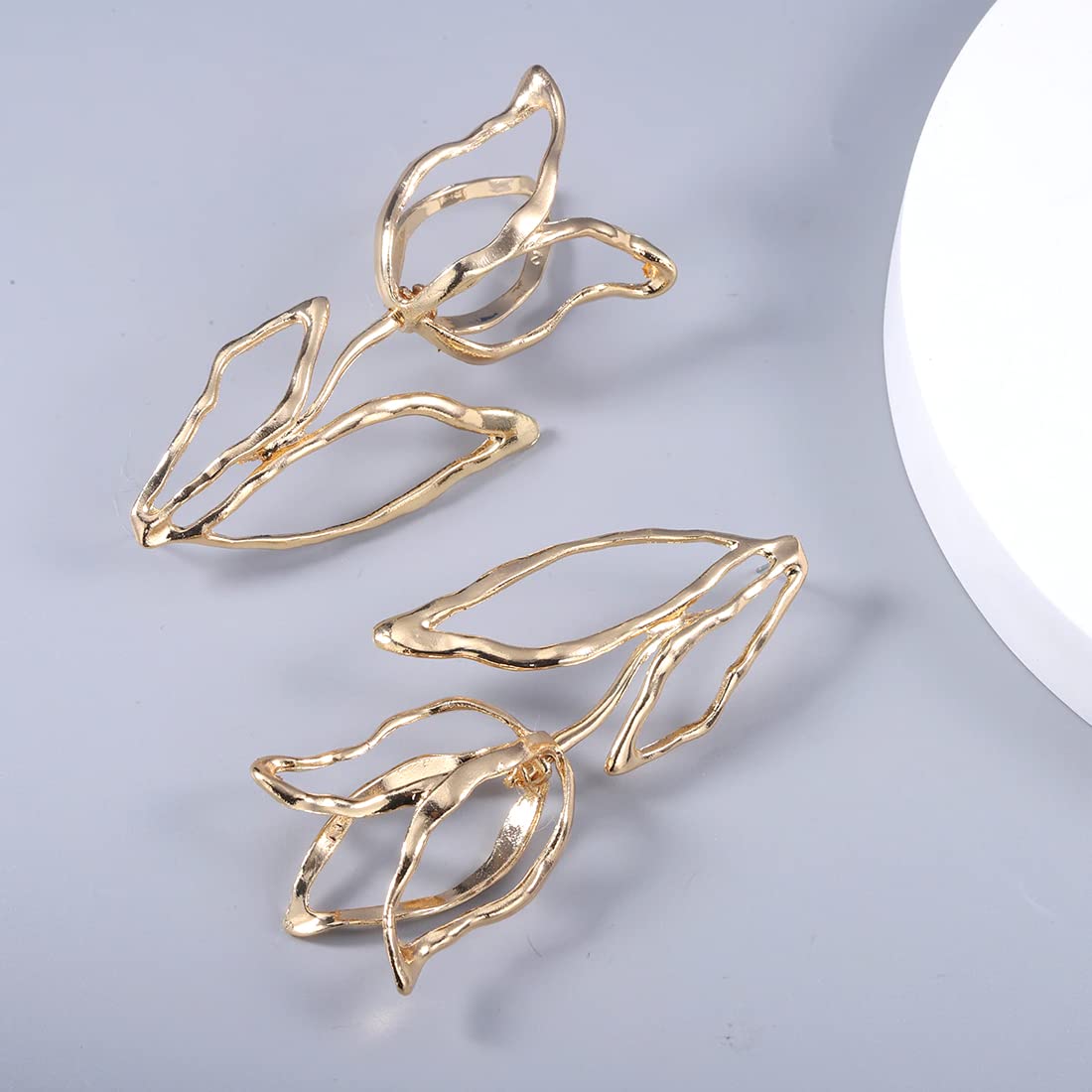 Yellow Chimes elegant earrings - stunning for special occasions