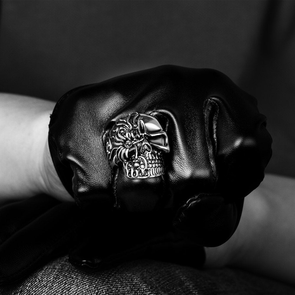 Yellow Chimes Oxidised Style Ring - Fashion Statement for Males