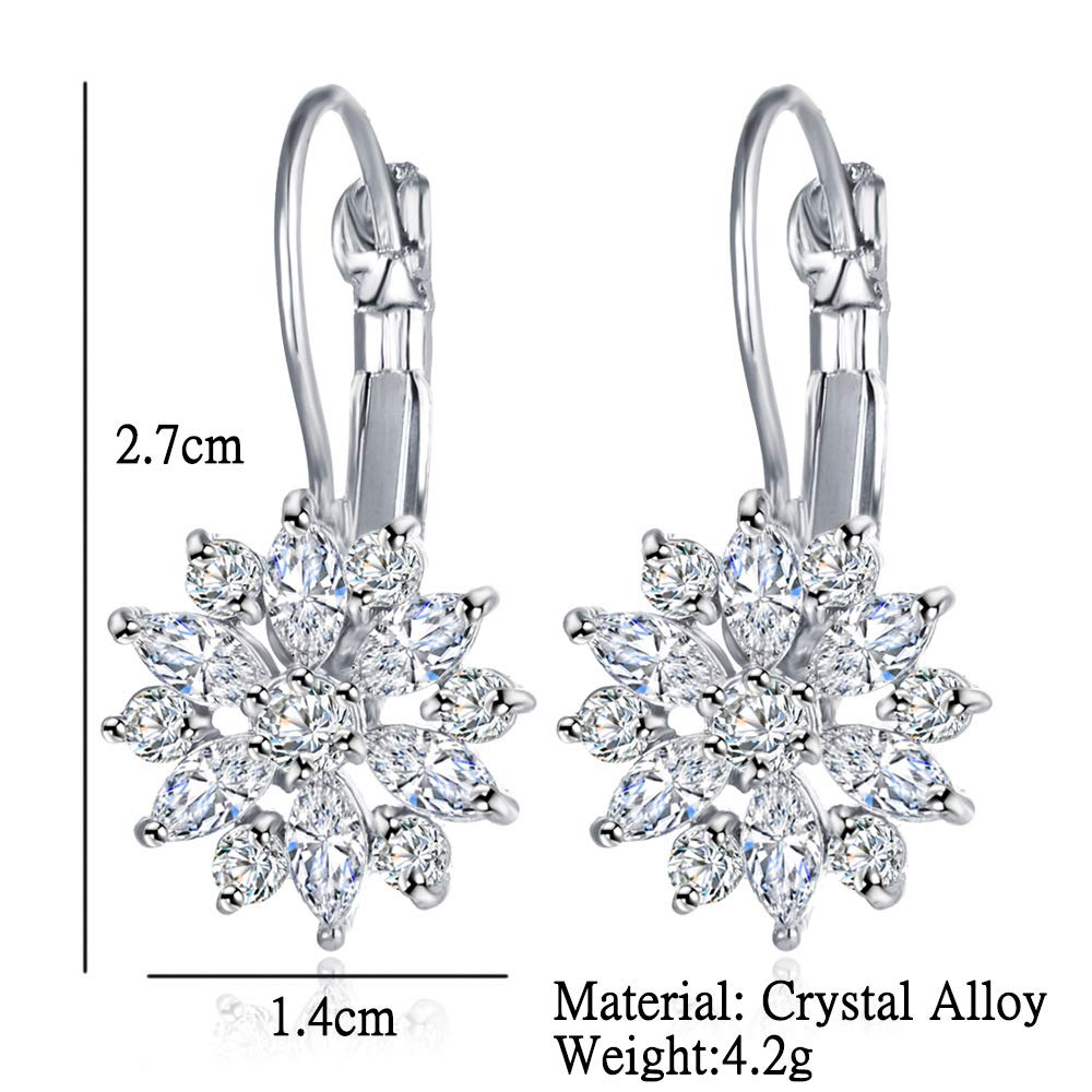 Yellow Chimes crystal drop earrings - casual outfit enhancer
