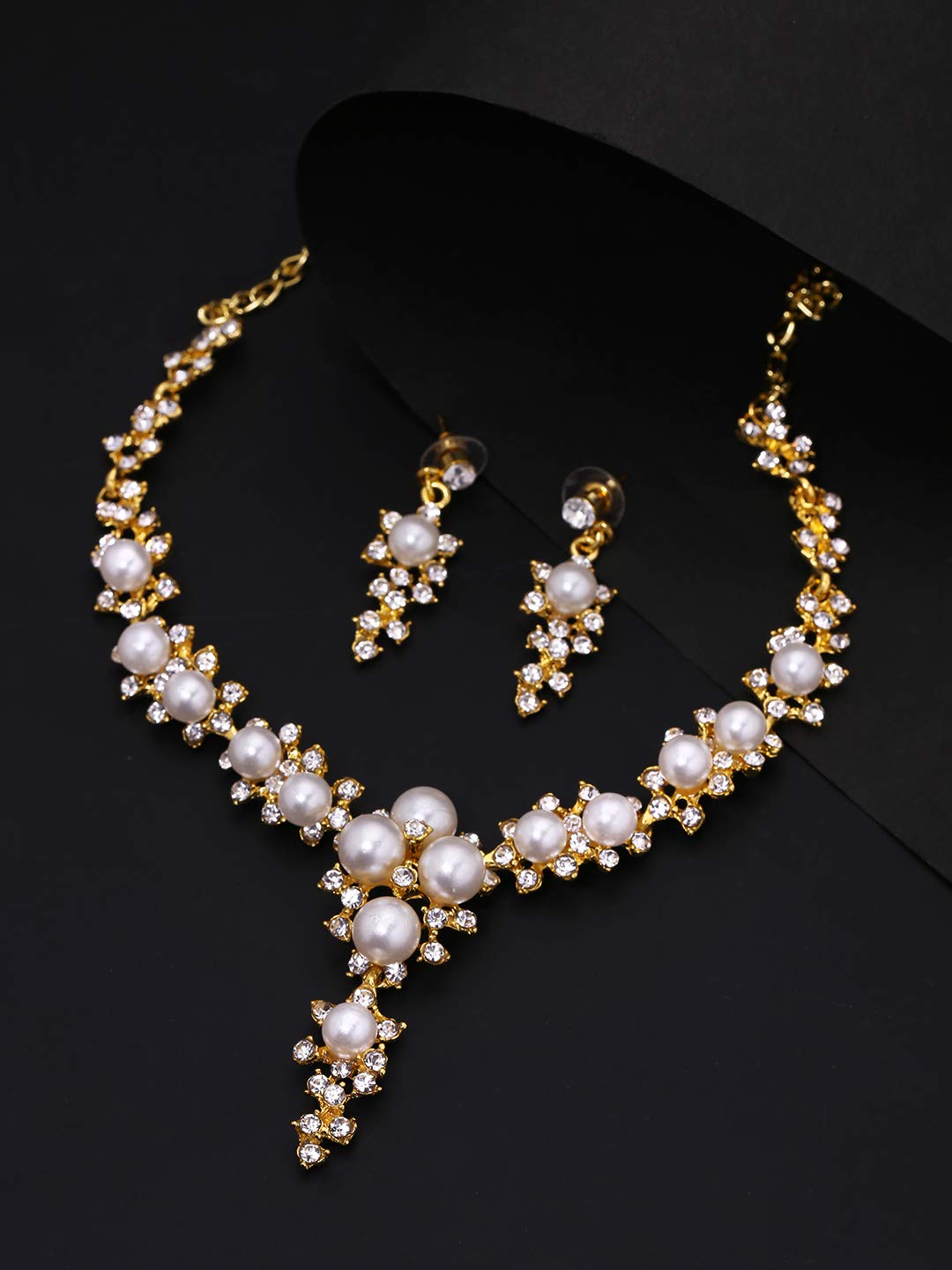 Yellow Chimes Elegant Earrings Set - Traditional Outfit