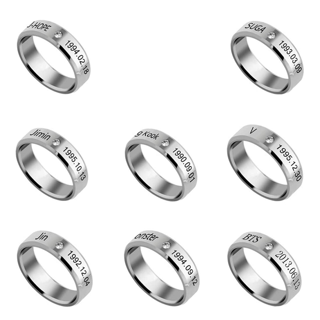 Kairangi Chrome Finished Band Ring - Stylish Jewelry