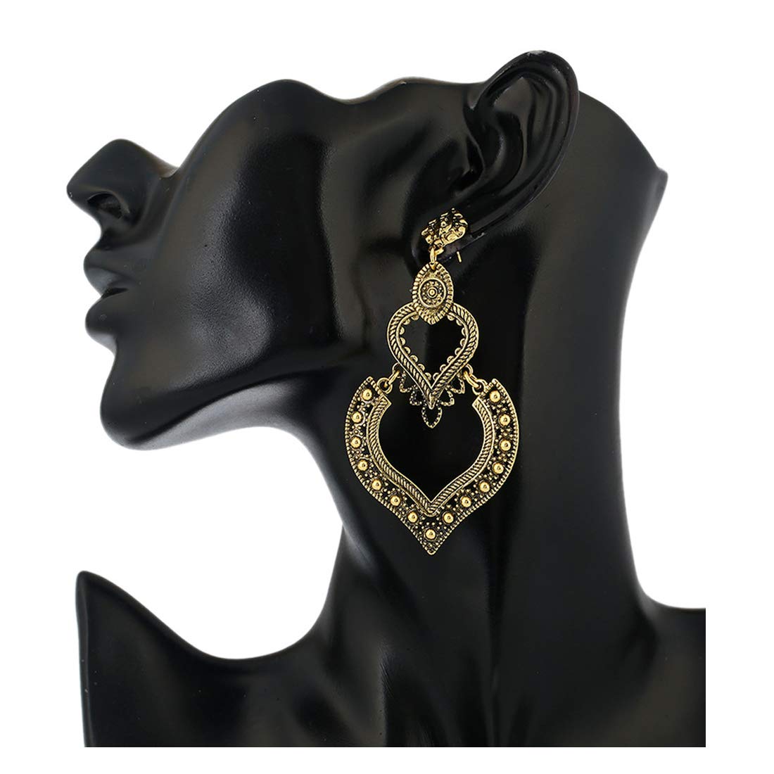 Yellow Chimes oxidized chandelier earrings - ready-to-gift jewelry