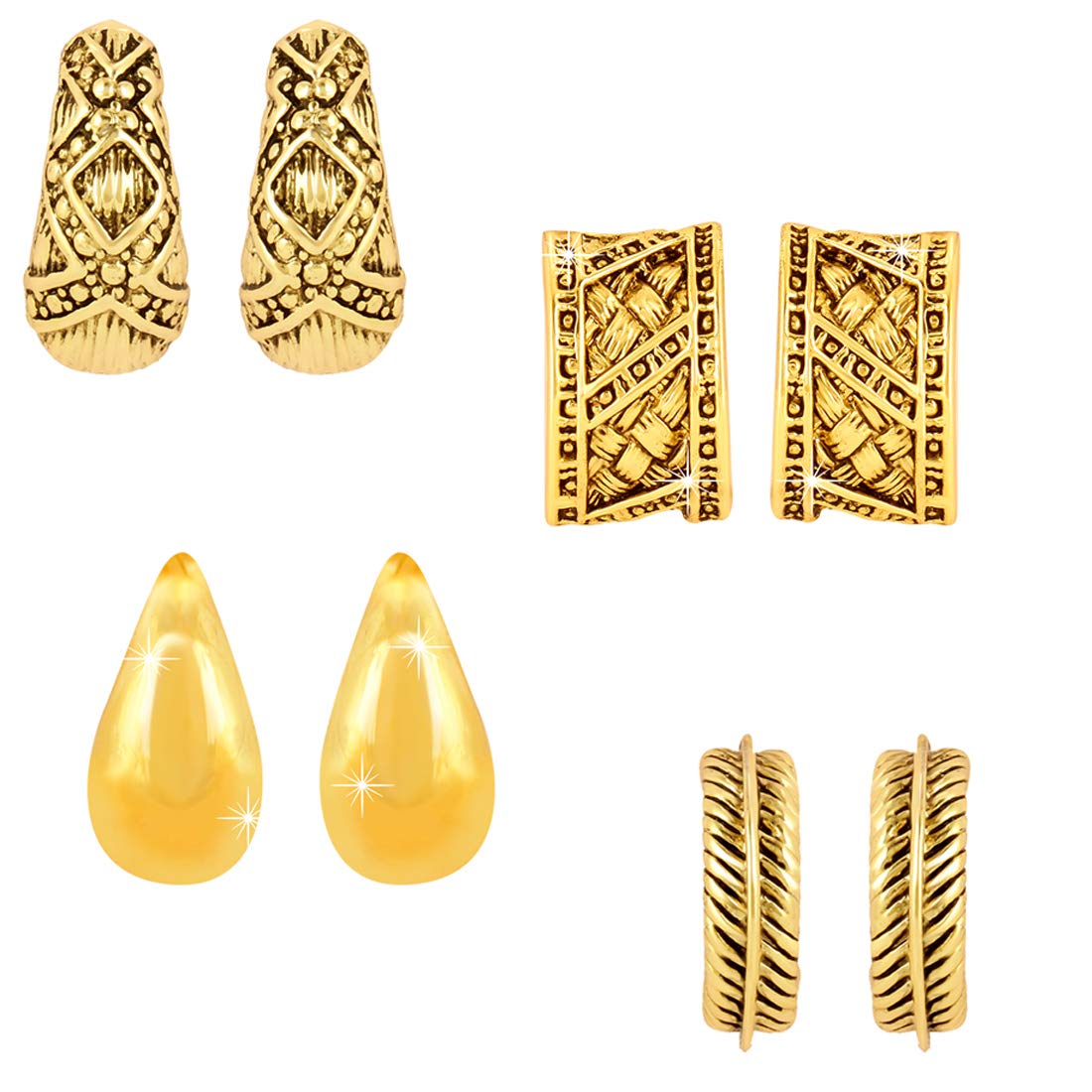 Yellow Chimes Elegant Studs - Anniversary Present