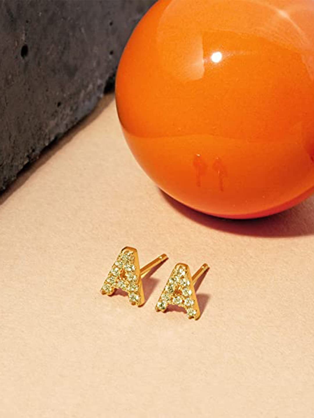 Yellow Chimes Lightweight Stud Earrings - Everyday elegance