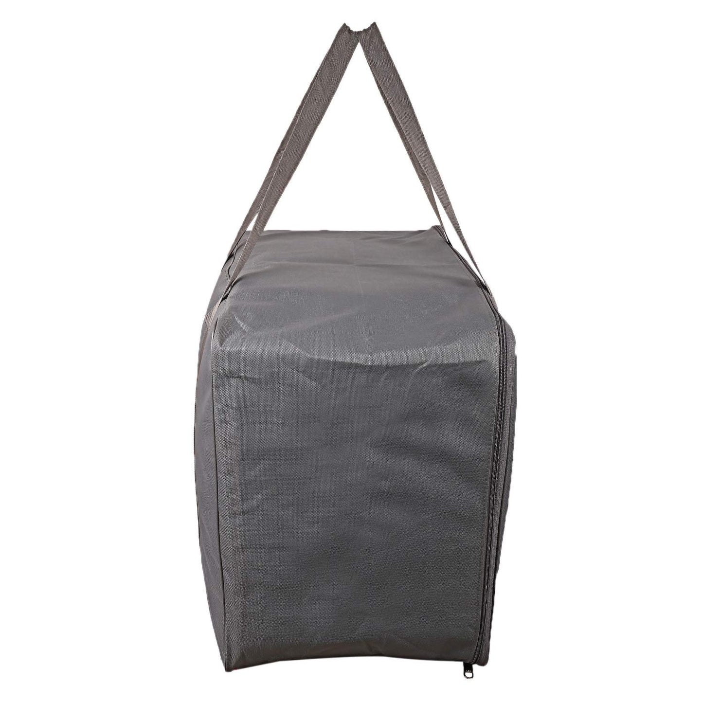 Pack of 2: Underbed Storage Bags - Moisture Proof, Zipper Closure | 42x10x1 cm | Grey | For Home Organization