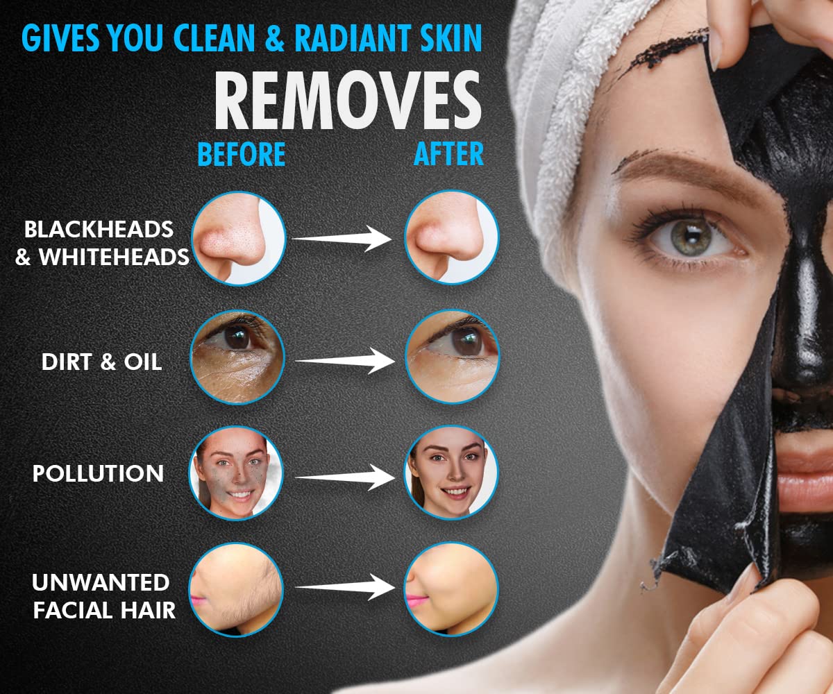 Urban Gabru Charcoal Peel Off Mask - Removes blackheads effectively
