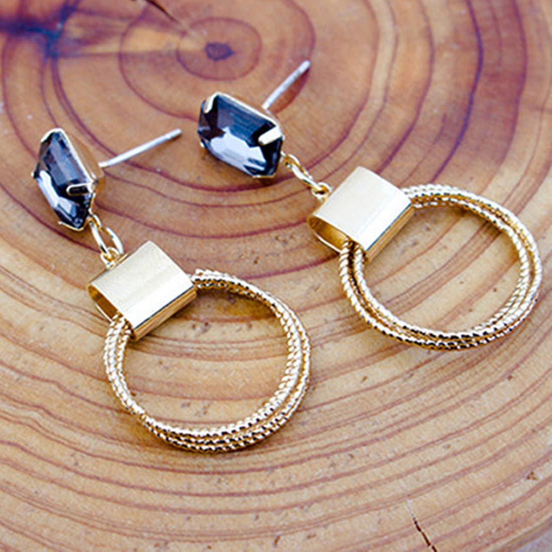 Yellow Chimes gold plated earrings - bridal jewelry addition