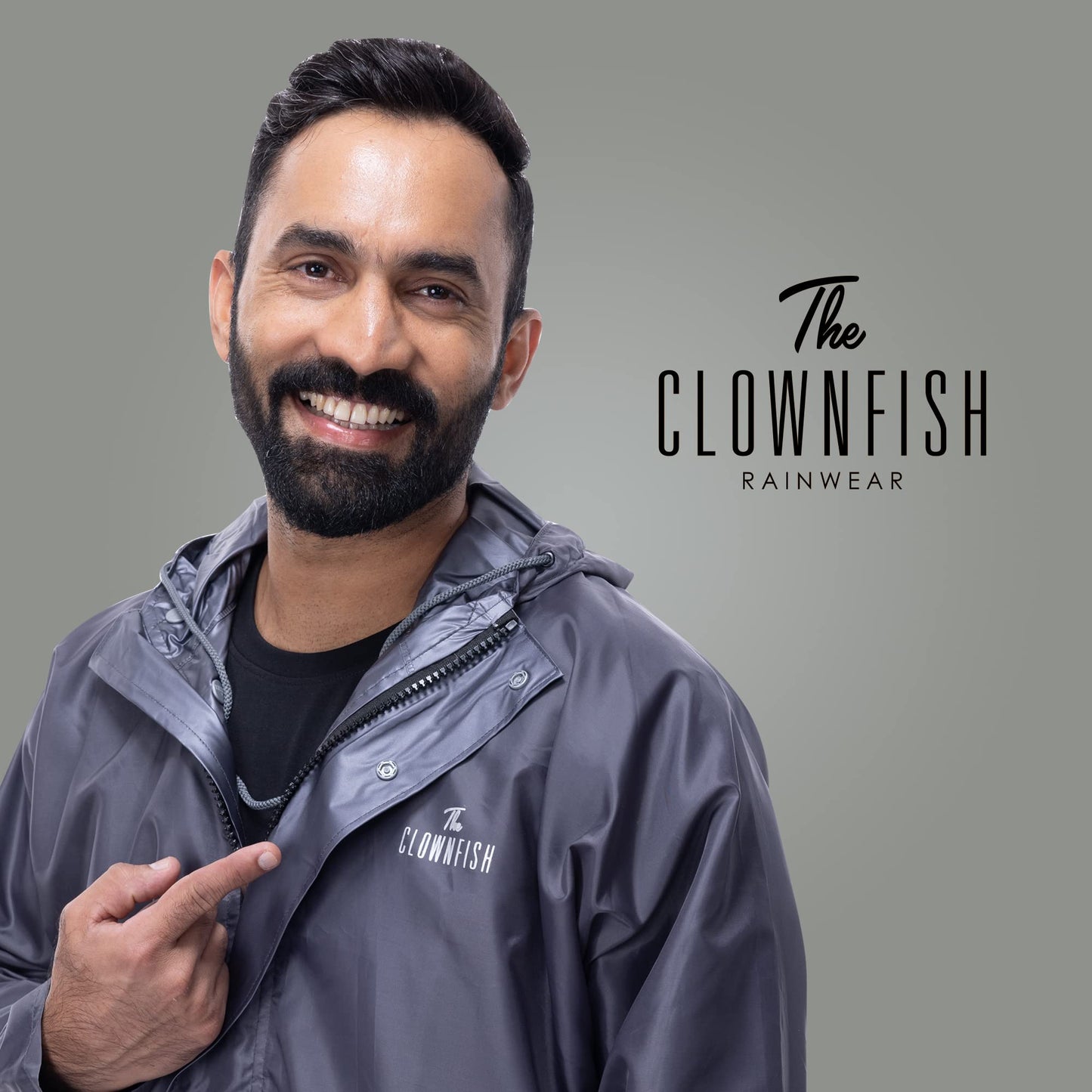 Clownfish men's raincoat - hiking in the rain